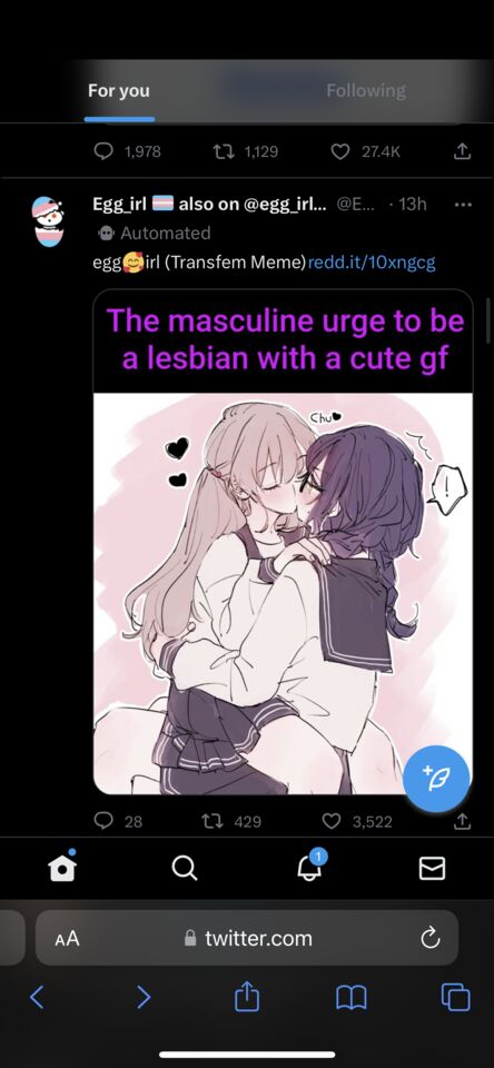 queer anime image macro meme