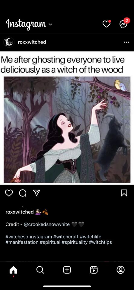 snow white remix meme; witch core