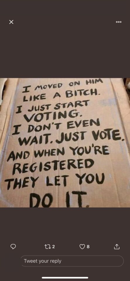 someone wrote a message on a cardboard box that says i moved on her