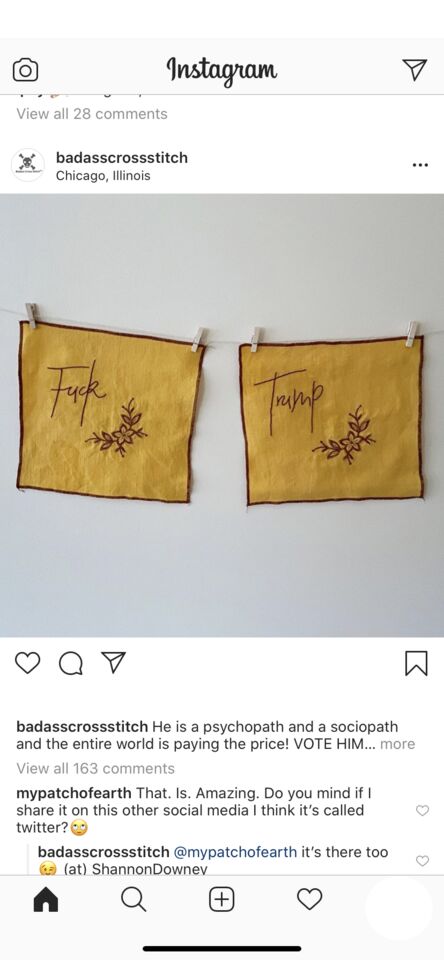 there are two pictures of a couple of flags hanging on a wall