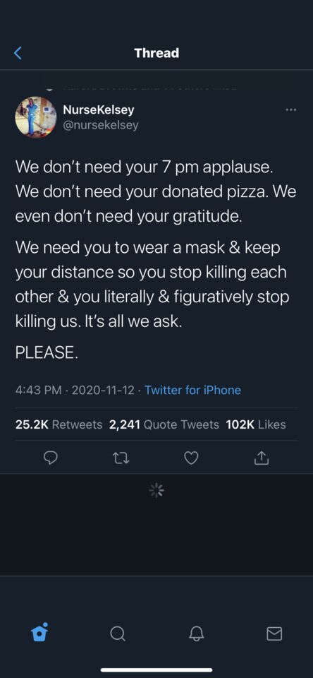 a screenshot of a tweet with a message about the tweet