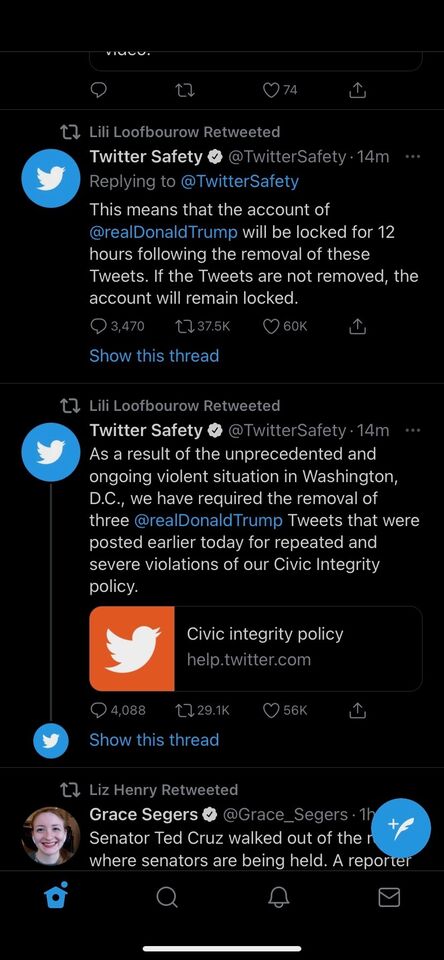 a screenshot of a twitter account with a number of twees