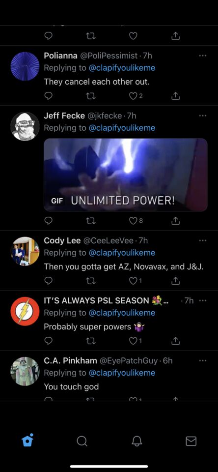 vaccine mixing joke comments section on tweet