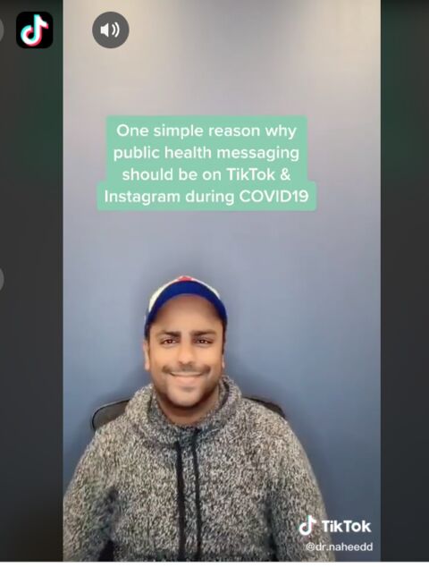 Naheed Dosani TikTok video