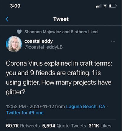 public health around viral spread with craft analogy