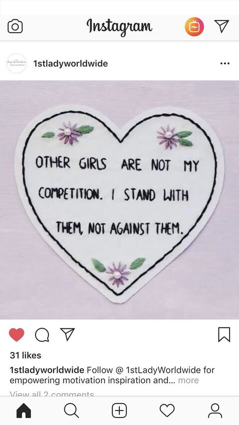 someone posted a picture of a heart with a message on it