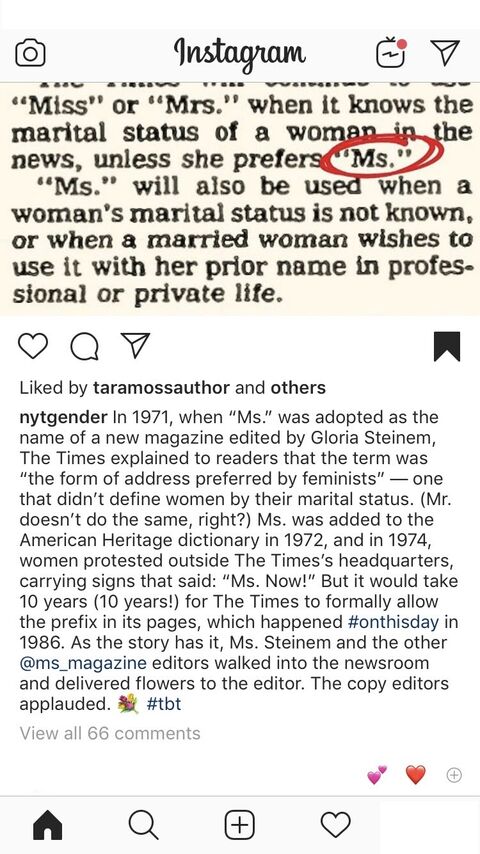 history of Ms. 
