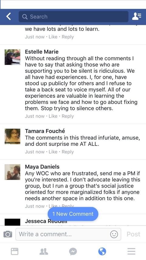 Pantsuit Nation Facebook reckoning with white feminism post-murder of George Floyd