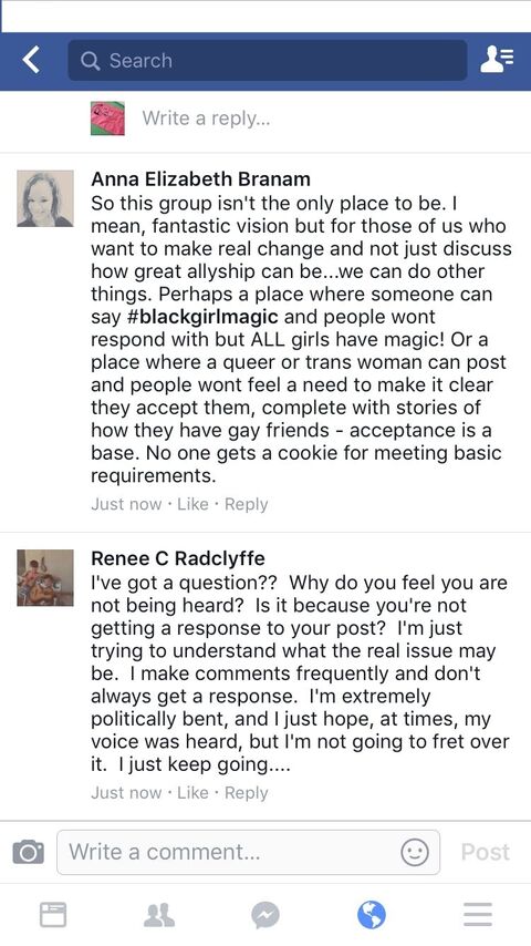 Pantsuit Nation Facebook reckoning with white feminism post-murder of George Floyd